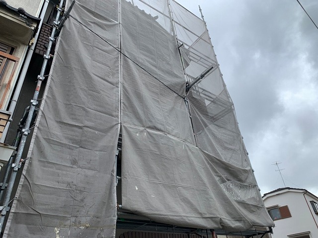 足場、メッシュシート